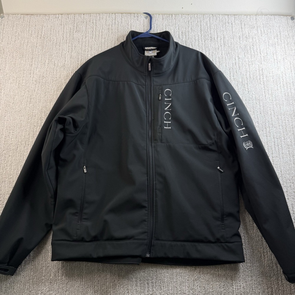 Cinch Soft Shell Jacket Concealed Carry Men's Size XXL Black